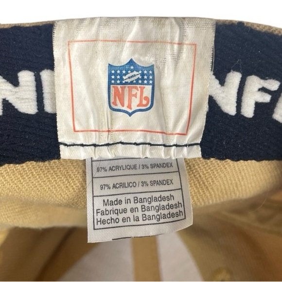 Vintage Men’s NFL St. Louis Rams Football Tan Fitted Hat - Picture 6 of 7